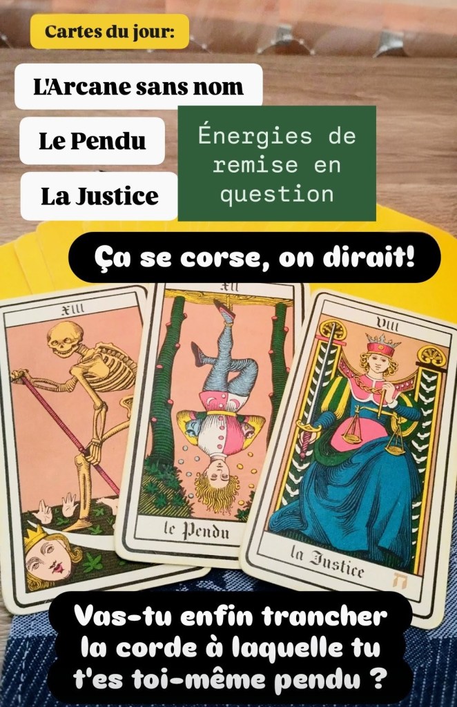 Arcane sans nom-Le Pendu-La Justice